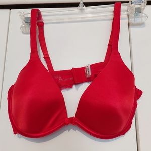 New, Never Wore Red Bra w/lace sides w/ Matching Red Lace underwear set